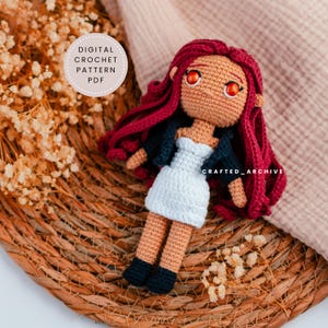 Patrón de crochet de Bryce Crescent City - PDF digital - Muñeca amigurumi