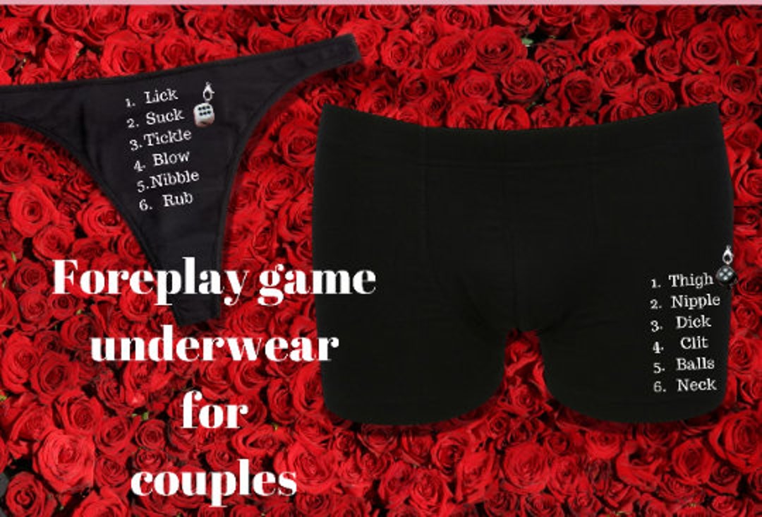 Sexy Underwear Game for Couples, His and Hers Custom Sexy Matching