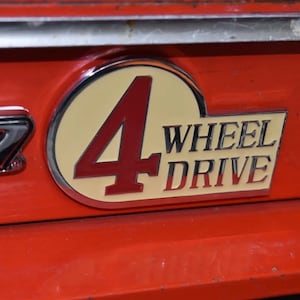 Toyota Land Cruiser "4 Wheel Drive" emblem toolbox/refrigerator magnet- 5