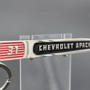 High quality, Chevrolet Apache fender emblem keychain- 19