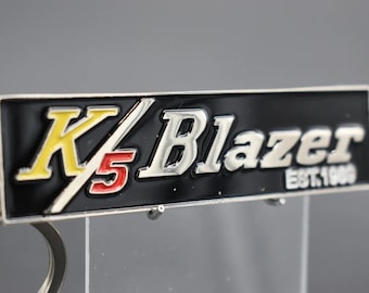 Chevy K/5 Blazer, est.1969 emblem keychain- 14