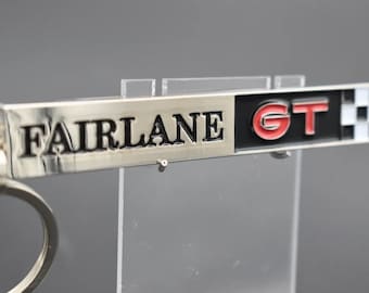 Ford Fairlane GT door emblem keychain- 58
