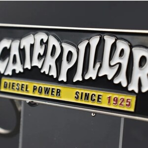 Caterpillar CAT Truck Hood Emblem 6092157C2 | International CT630 | 8.5 X 5.5 Inches | Collector Quality
