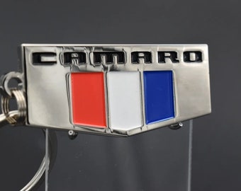 Camaro fender emblem metal keychain used on the 2016-2017 models.- 78