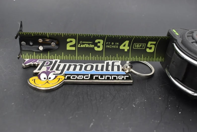 Plymouth Roadrunner Keychain Etsy