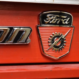 Ford Trucks emblem used in 1953-1956, Toolbox magnet- 53