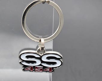 SS 454 emblem keychain