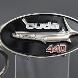Plymouth Cuda 440 emblem keychain- 75