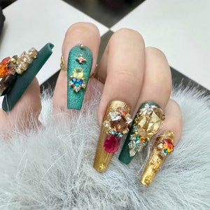 NAILRING/Silver ネイルリング未使用 Madonna レディガガ Lady Gaga Press on Nails - Etsy