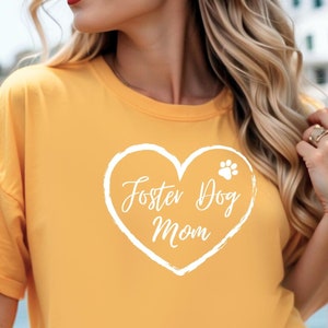 Foster Dog Mom Shirt, Rescue Dog TShirt, Animal Rescue Foster Mom Shirts for Women, Chihuahua Pit Bull Dog Frenchie Beagle Greyhound Mutt