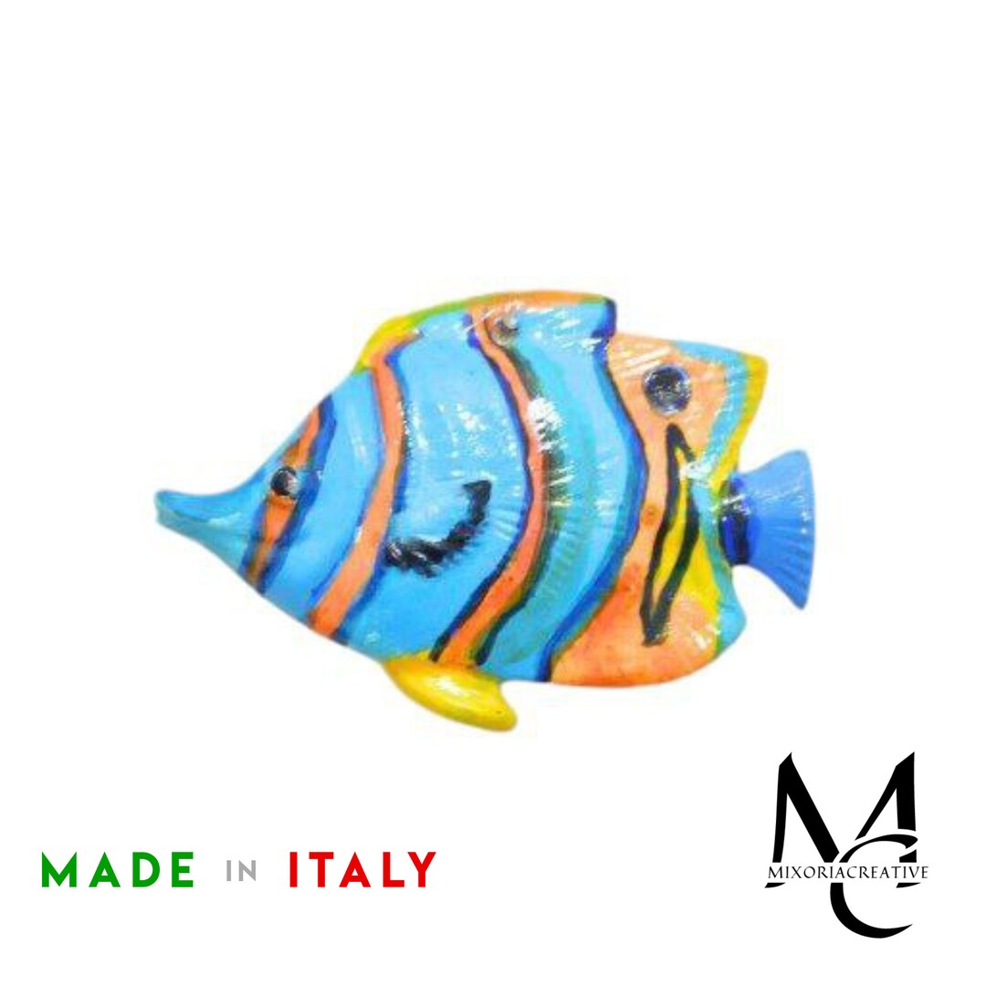 Made in Italy-fish Wall Decor Ceramics Fish Art Beach Coastal Decor ...