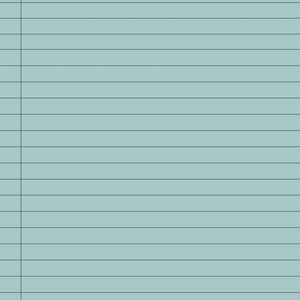 May include: A light blue notebook with horizontal black lines. The notebook has a simple design, with a plain cover and lined pages. The lines are evenly spaced, creating a clean and organized look.