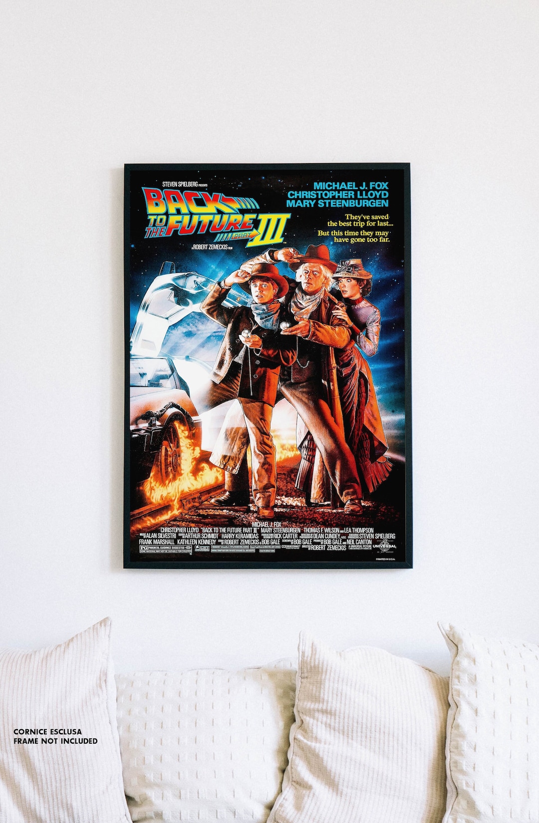 Movie Poster Back to the Future 3 Fine Art Print Cinema Poster - Etsy