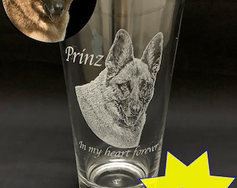 Vaso de pinta conmemorativo para mascotas, vaso de pinta personalizado, vaso de cerveza personalizado, vaso de pinta grabado con foto, vaso de pinta personalizado,