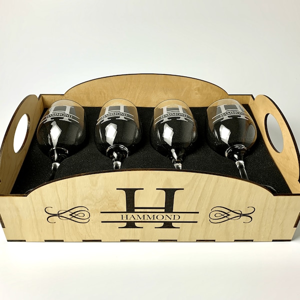 Glass Serving Tray Etsy