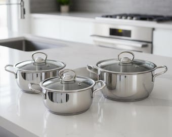 Amway Queen 18/8 Stainless Steel 3 Ply 8