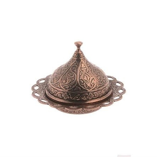 Turkish Delight Holder - No:3 Domed - Antique Copper