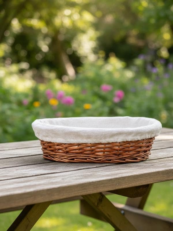 Grand panier en rotin déco - France
