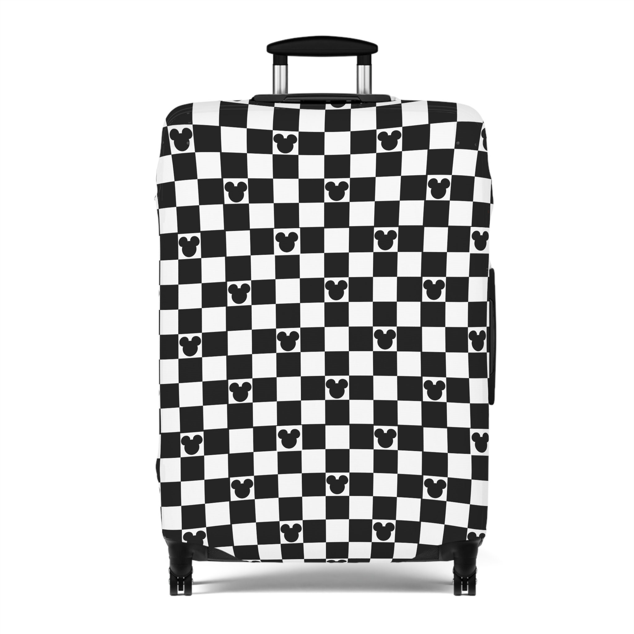 Disney Luggage COVER, Vacation Cover, mickey checkered cover