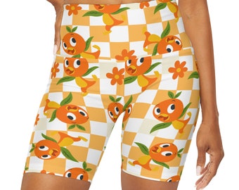 Orange Bird Epcot bike shorts, Disney bike shorts, mom bike shorts, disney shorts