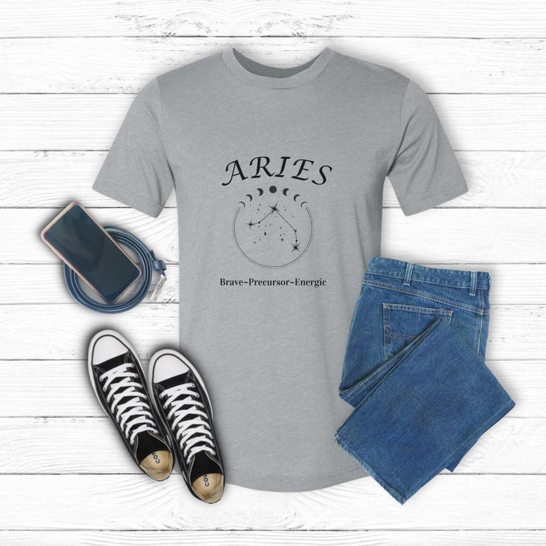 Aries Shirt, Zodiac Sign Tee, Horoscope T-shirt, Astrology Apparel ...