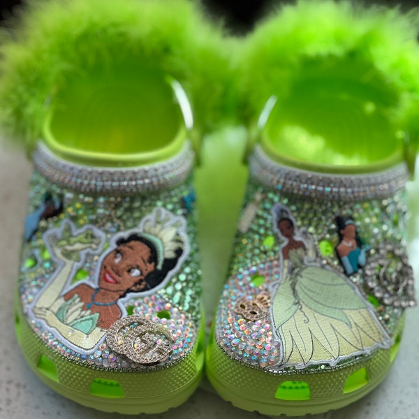 Princess and the Frog Crocs - Etsy