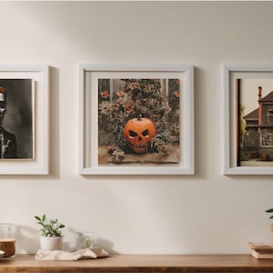 Halloween Vintage Triptych