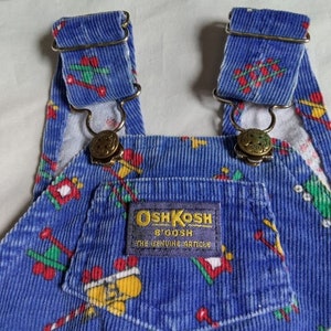 Vintage 1980's Oshkosh B'Gosh 12M Unisex Overolls