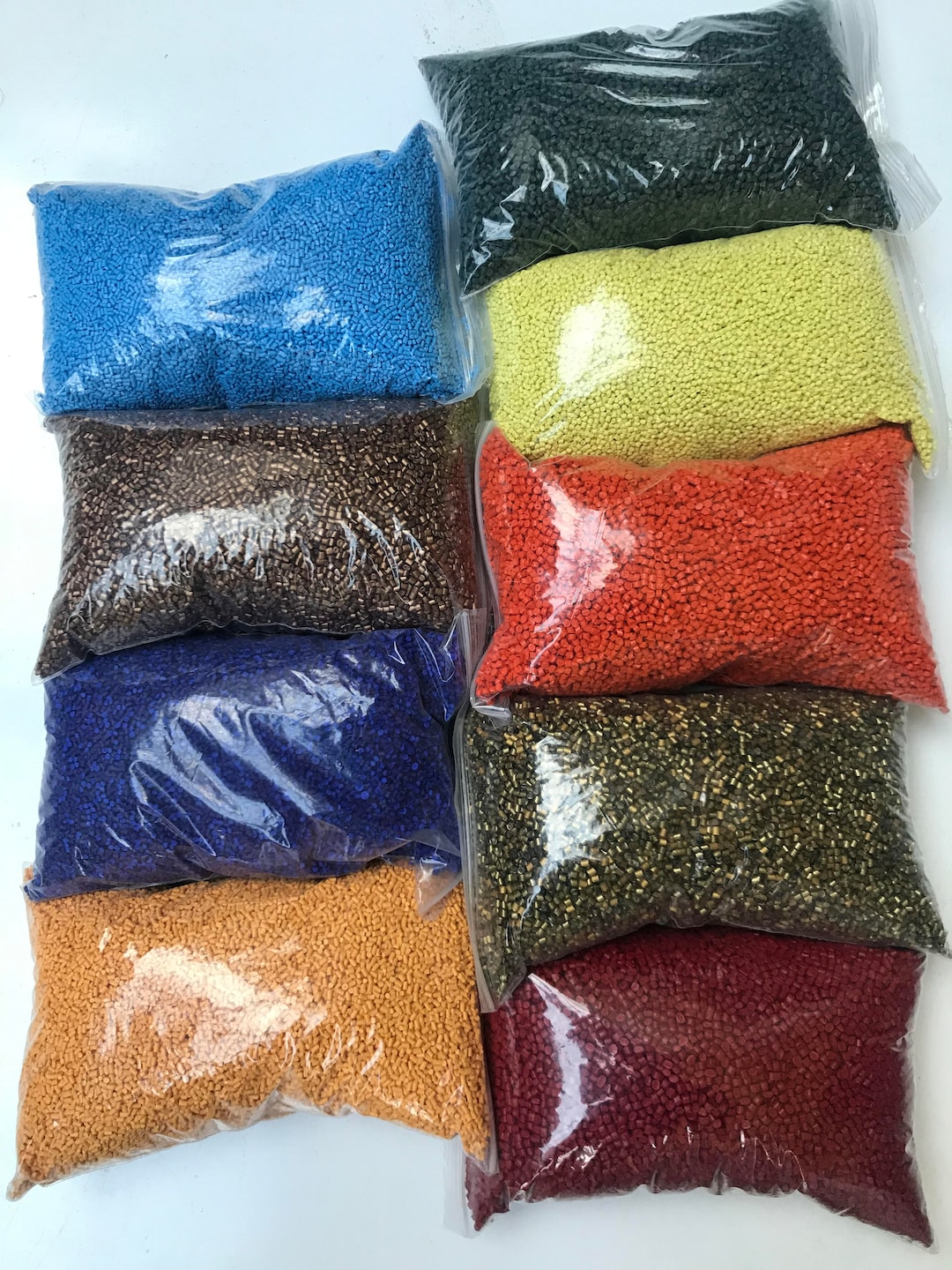 1kg Plastic Pellets for Crafts Weighted Stuffing Beads, Weighted