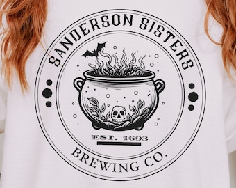 Sanderson Sister Brewing Company Camisa / Camisa de Halloween / regalo espeluznante / camisa unisex de Halloween / Camisa Sanderson Sister, regalo para ella, otoño