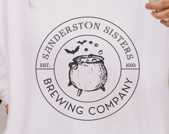 Sanderson Sister Brewing Company Camisa / Camisa de Halloween / regalo espeluznante / camisa unisex de Halloween / Camisa Sanderson Sister, regalo para ella, otoño