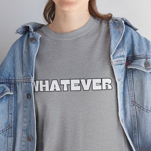 Wat voor statement ook in witte letters met zwarte rand T-shirt uniseks, T-shirt voor mannen, T-shirt met logo, T-shirt voor mannen, welk T-shirt ook