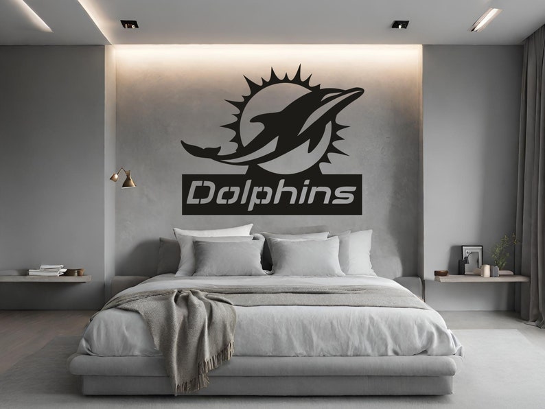 Miami Dolphins, Miami Dolphins Gifts, NFL Dolphins Metal Sign, NFL ...