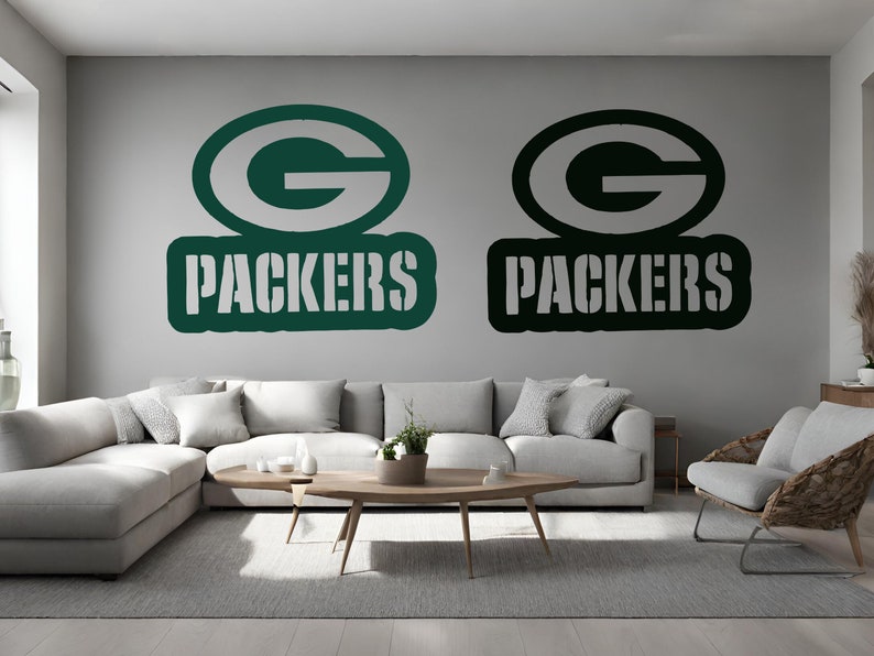 Green Bay Packers Art, NFL Gift, NFL Wall Art, Packers Garage Decor