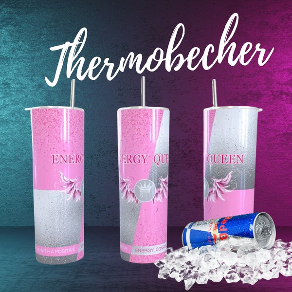 Einzigartiger Thermobecher Energy Queen: Perfektes Geschenk für Kaffeeliebhaber