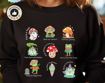 Frog Sweatshirt, Mental Health Sweatshirt, It Is What It Is And It Is Not Great Sweatshirt, Vintage Sweatshirt,  Funny Sweatshirt Women