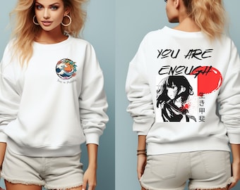 You Are Enough Shirt| Suicide awareness Shirt, Mental Health Affirmation Sweatshirt | Suicide Prevention Sweatshirt, Mental health Stay Tee