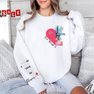 Mental Health Sweatshirt, No rain No flower Sweatshirt, Motivational Gift Sweatshirt, Anxiety reliefe Sweatshirt, School Counselor Shirt