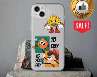 Anime und Cartoon Telefon Fall, coole Telefonkasten, iPhone klare Fall, Samsung Telefonkasten, Geschenk für psychische Gesundheit, Geschenk für Sozialarbeiter, Manga Telefonkasten
