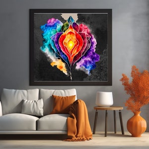 Láminas artísticas lésbicas, arte digital del orgullo, arte lésbico para decoración del hogar, arte mural lésbico, arte LGBT para mujeres, arte queer para ella, arte digital sáfico.