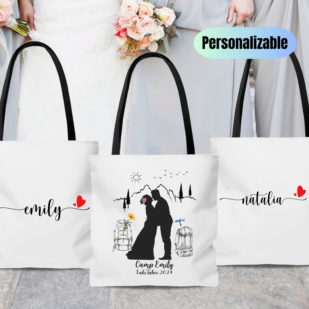 Bachelorette Party Favor Bag,personalized Bridesmaid Handbag,custom ...
