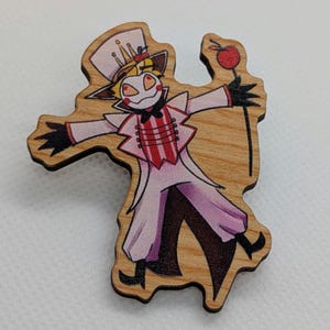 Lucifer Hazbin Hotel Pin 5 cm