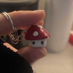 Mushroom Keychain