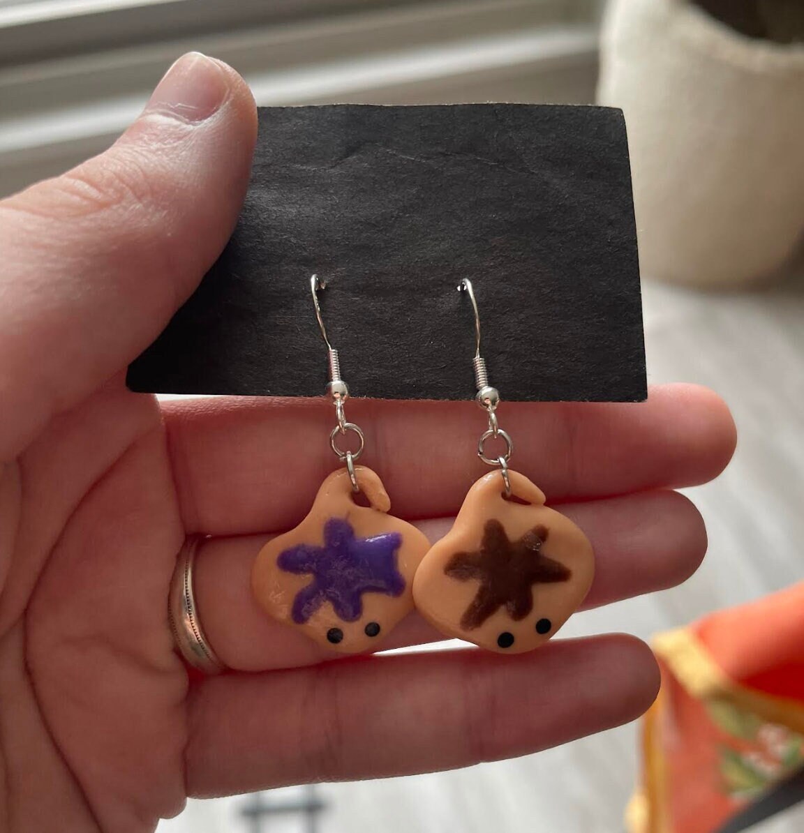 PB&J Manta Ray Earrings