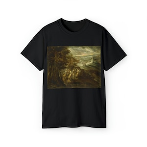 Fantastic Landscape with Figures Art Tee