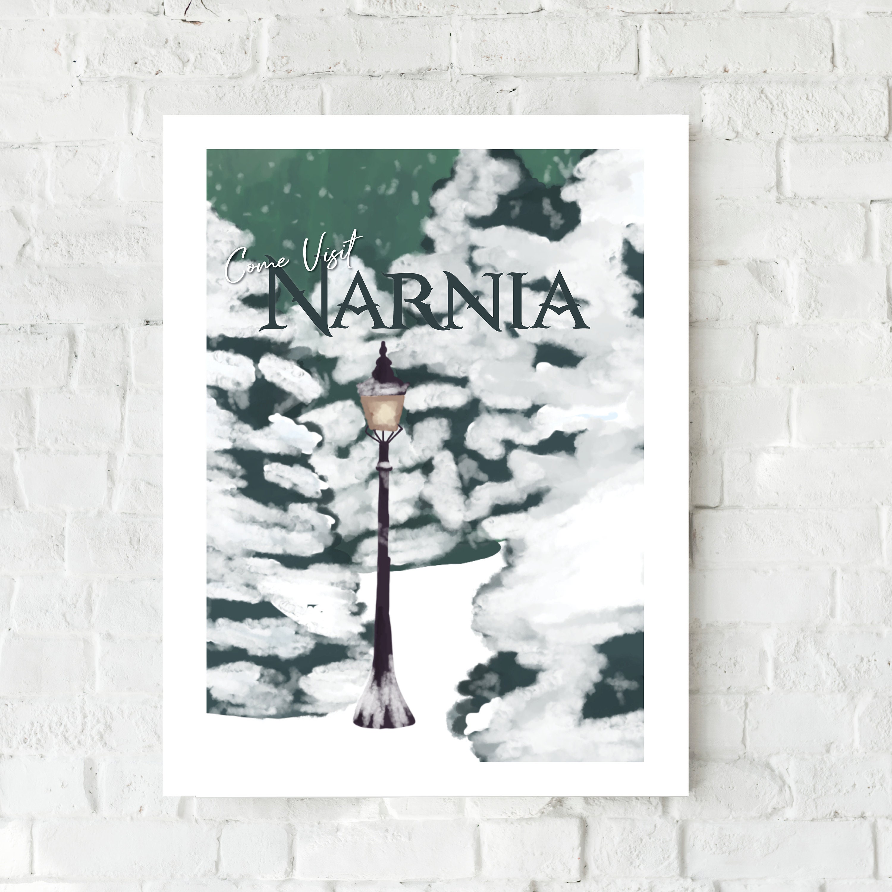 Narnia Travel Poster | Fictional Travel Poster, Narnia, the Lion the ...