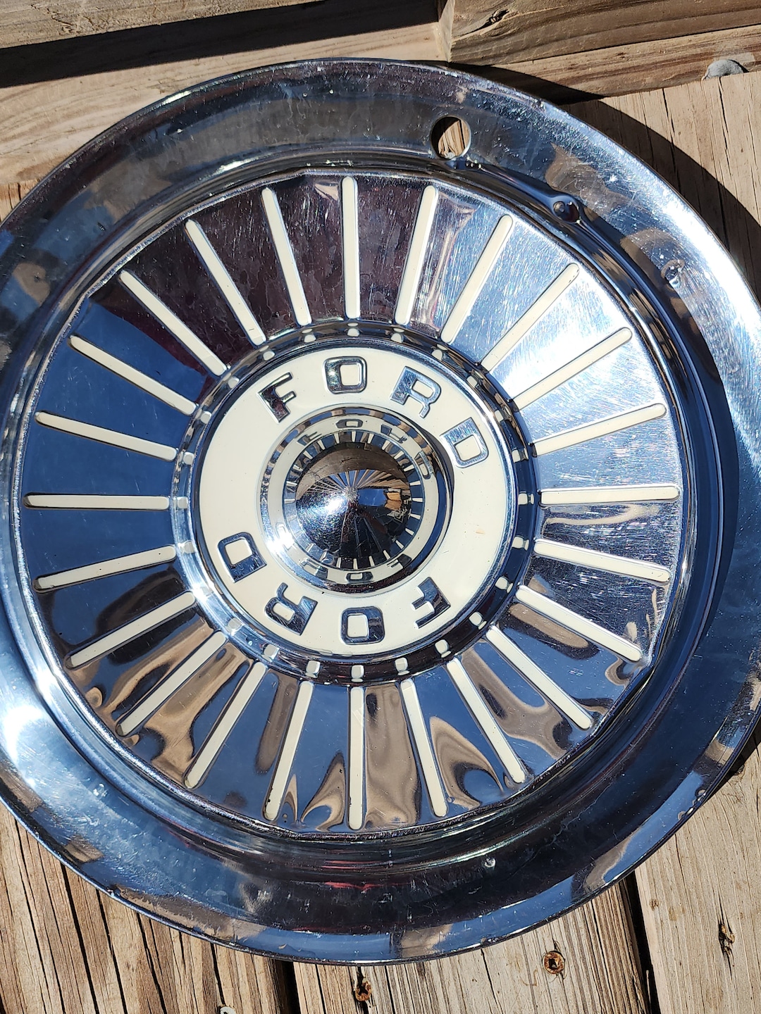 Antique 1957, 14 Ford Hubcaps set of 4. Etsy