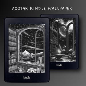 Pantalla de bloqueo de Kindle inspirada en ACOTAR Fondo de Kindle Pantalla de bloqueo de Kindle de fantasía Pantalla de bloqueo de libro de Kindle