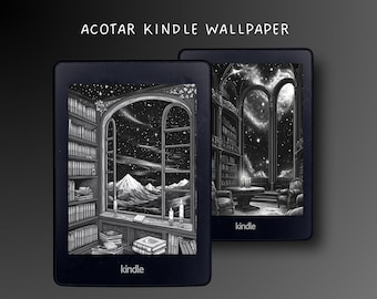 Pantalla de bloqueo de Kindle inspirada en ACOTAR Fondo de Kindle Pantalla de bloqueo de Kindle de fantasía Pantalla de bloqueo de libro de Kindle