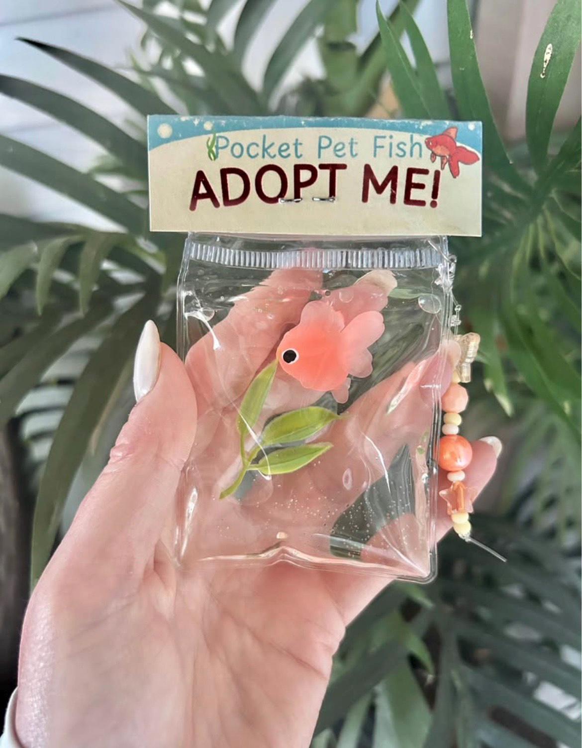 Pocket Pet Fish Printable Tag Taba Squishy Pet Store Care Fish Tag DIY ...